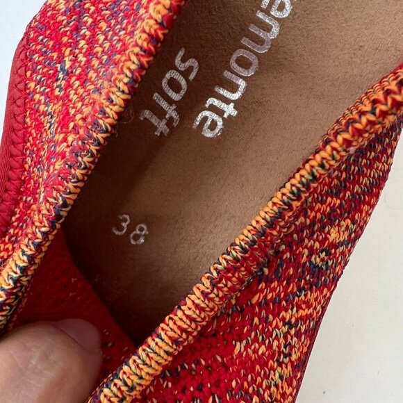 Remonte Jocelyn knit sandals in coral, Size 38 - Picture 7 of 11